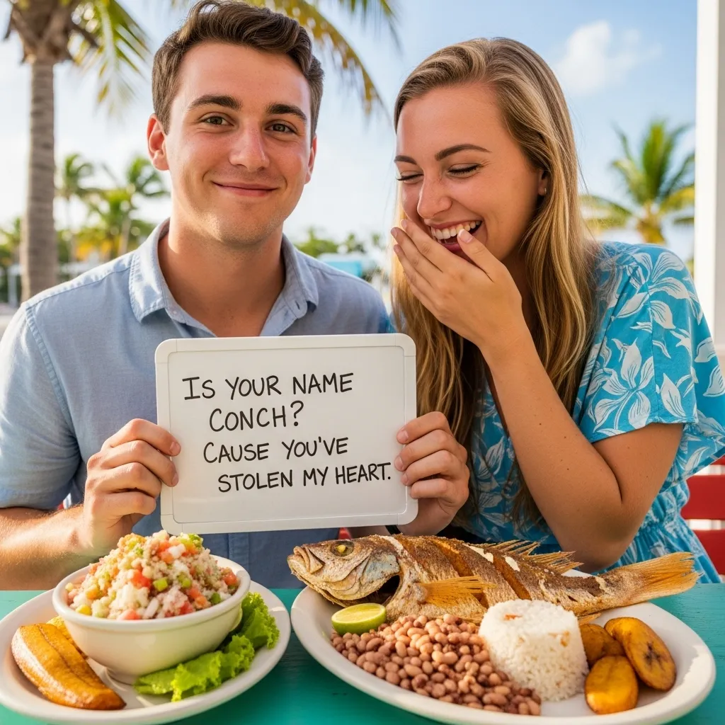 Bahamian Food Rizz Lines