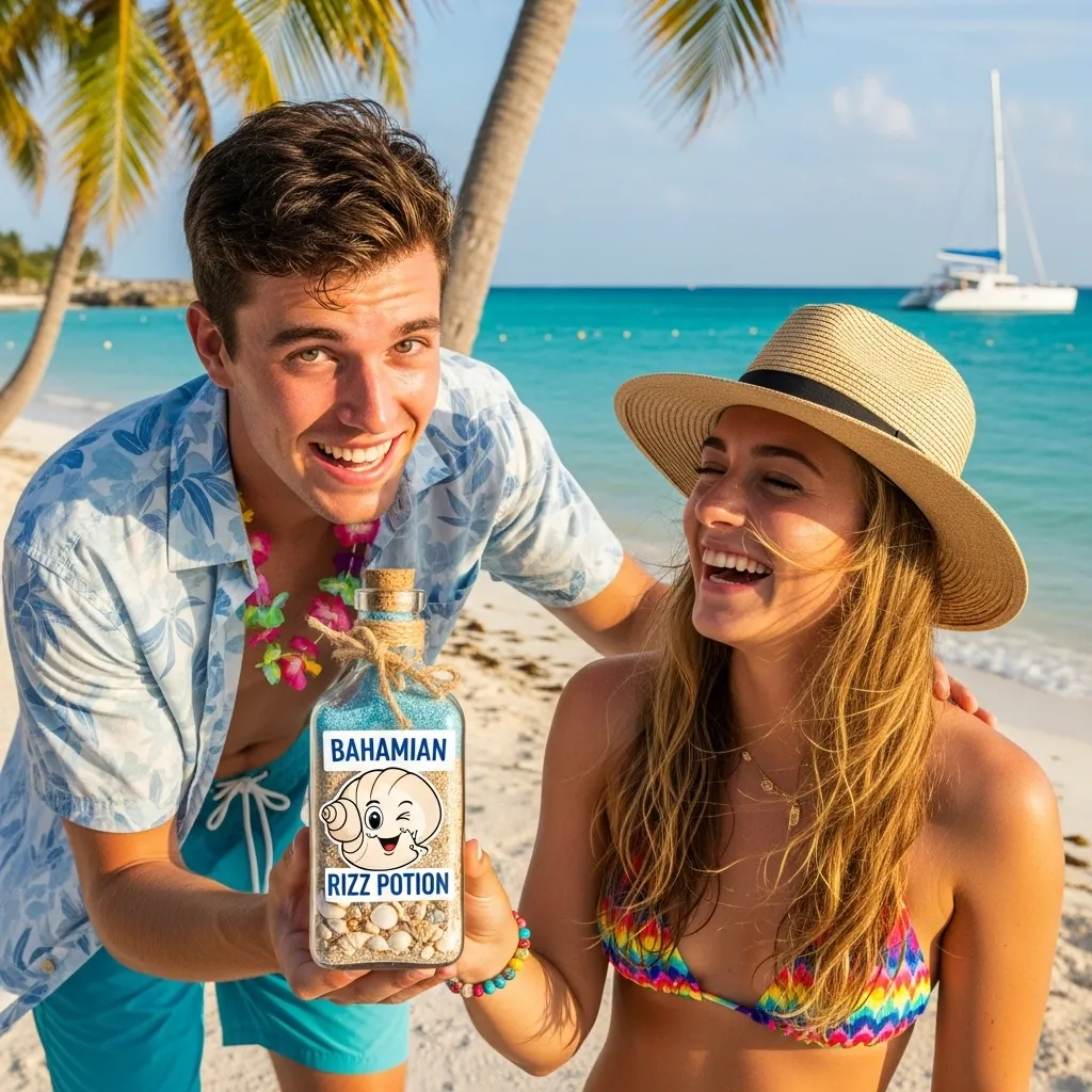 Bahamian Tourist Charm Rizz Lines