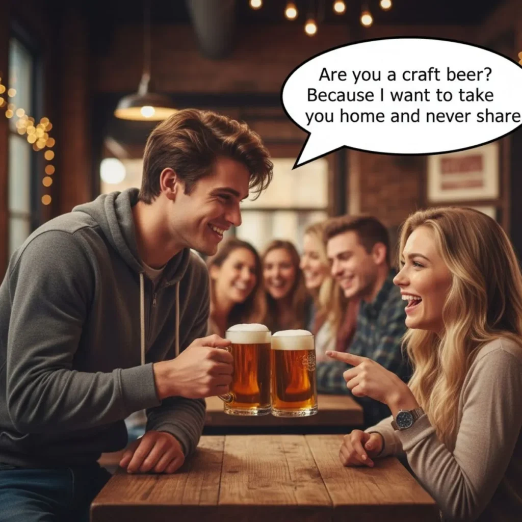 Beer Pick-Up Lines for Bar Conversations