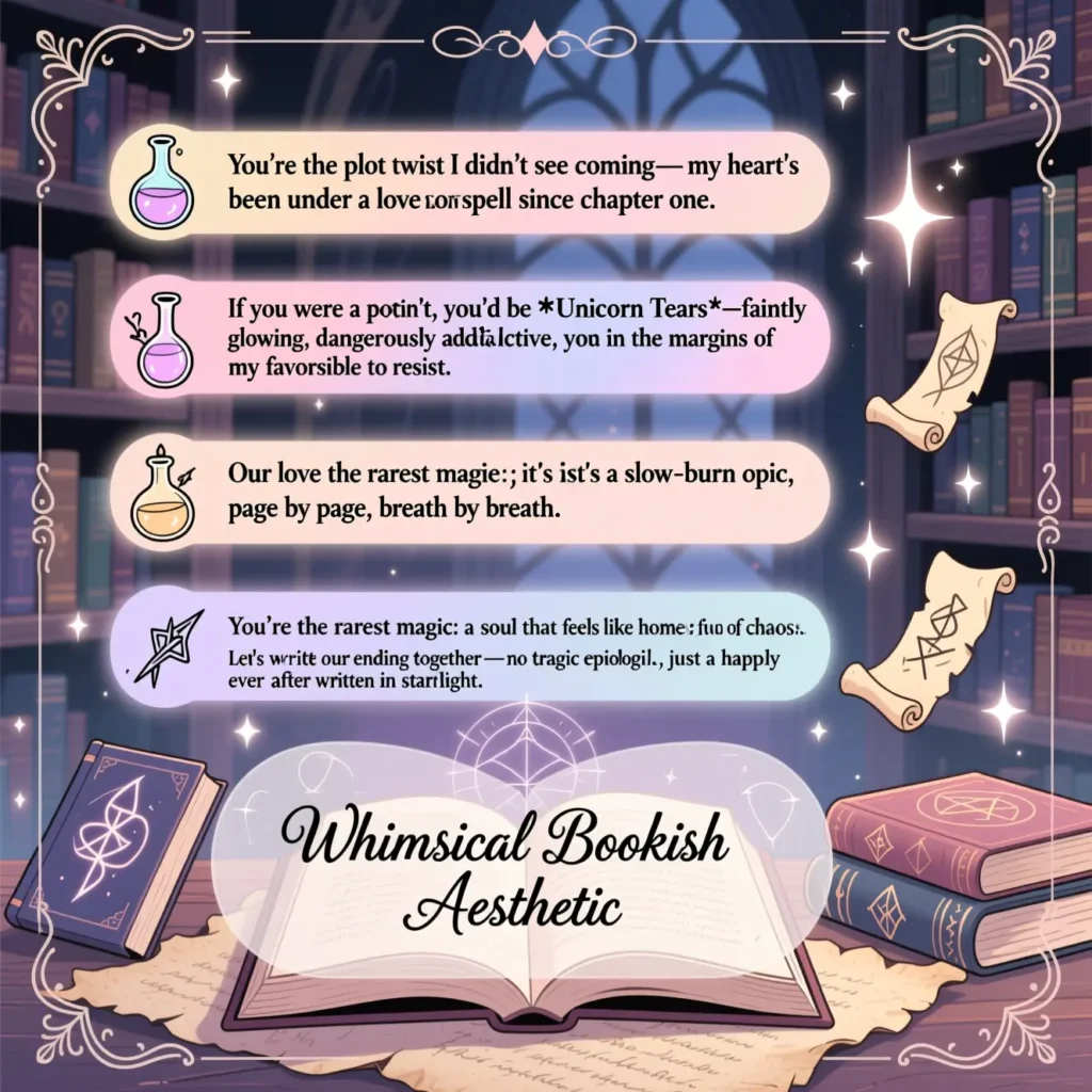 Book & Fantasy Nerd Tumblr Rizz Lines