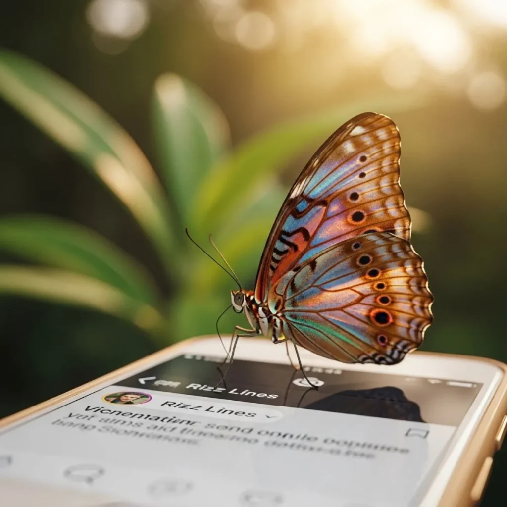 Butterfly Instagram Caption Rizz Lines