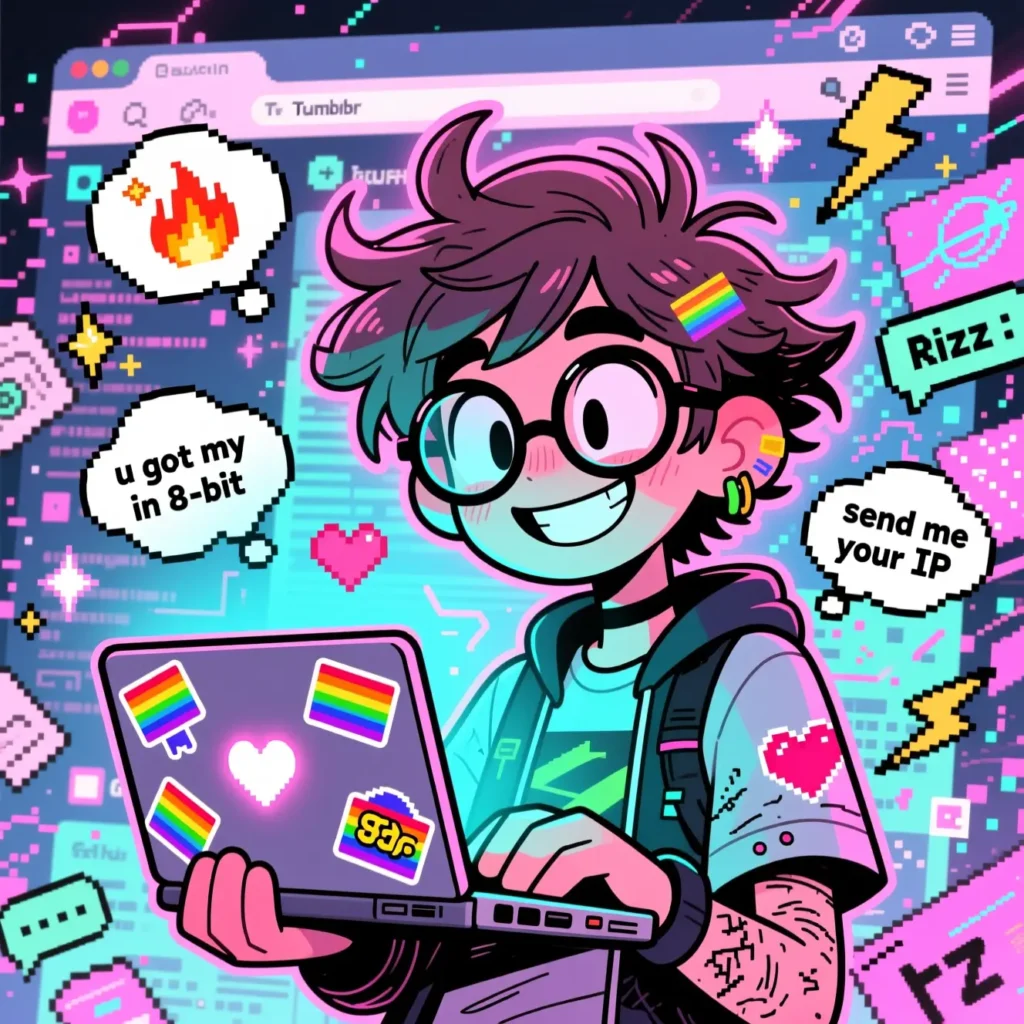 Chaotic Funny Nerd Tumblr Rizz Lines