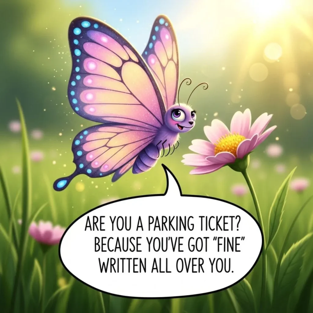 Cute Butterfly Rizz Lines