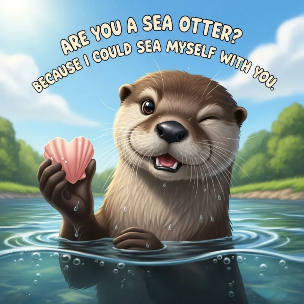 Flirty Otter Rizz Lines