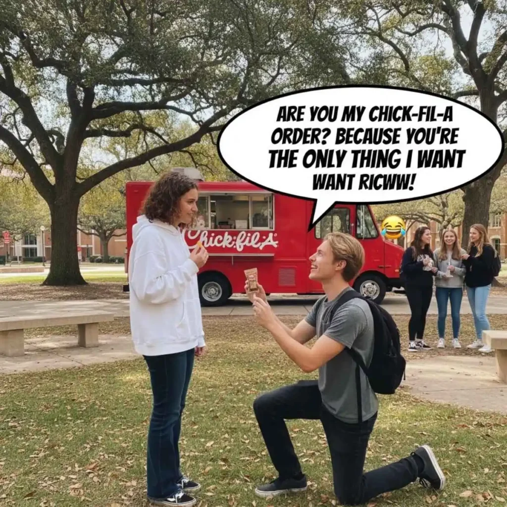 Funny & Cheesy Chick-fil-A Rizz Lines