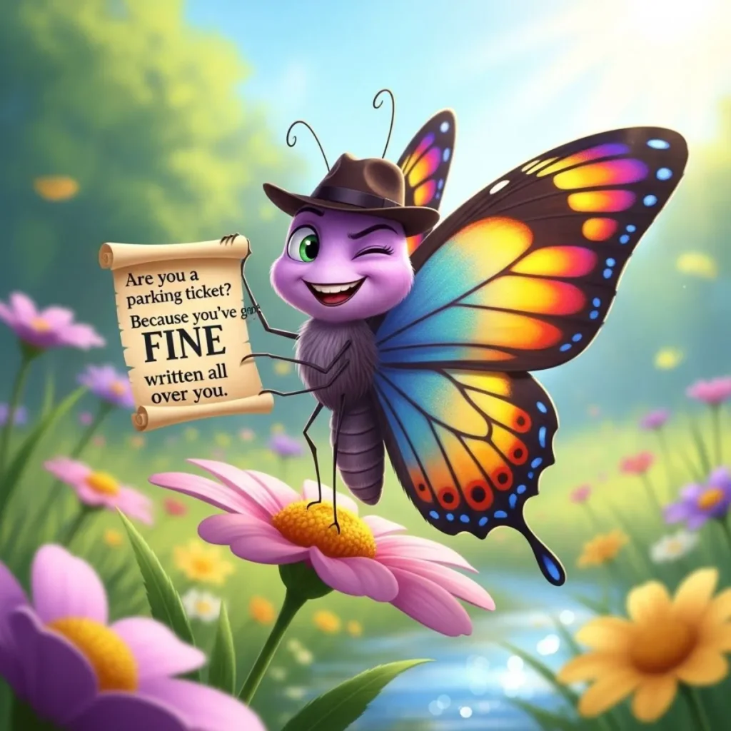 Funny Butterfly Rizz Lines