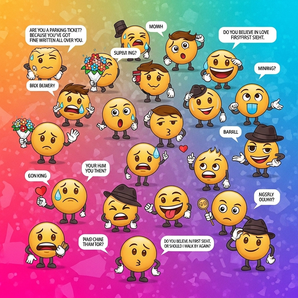  Funny Emoji Rizz Lines