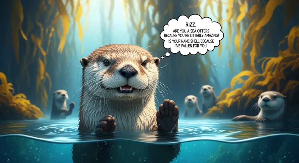 Funny Otter Rizz Lines
