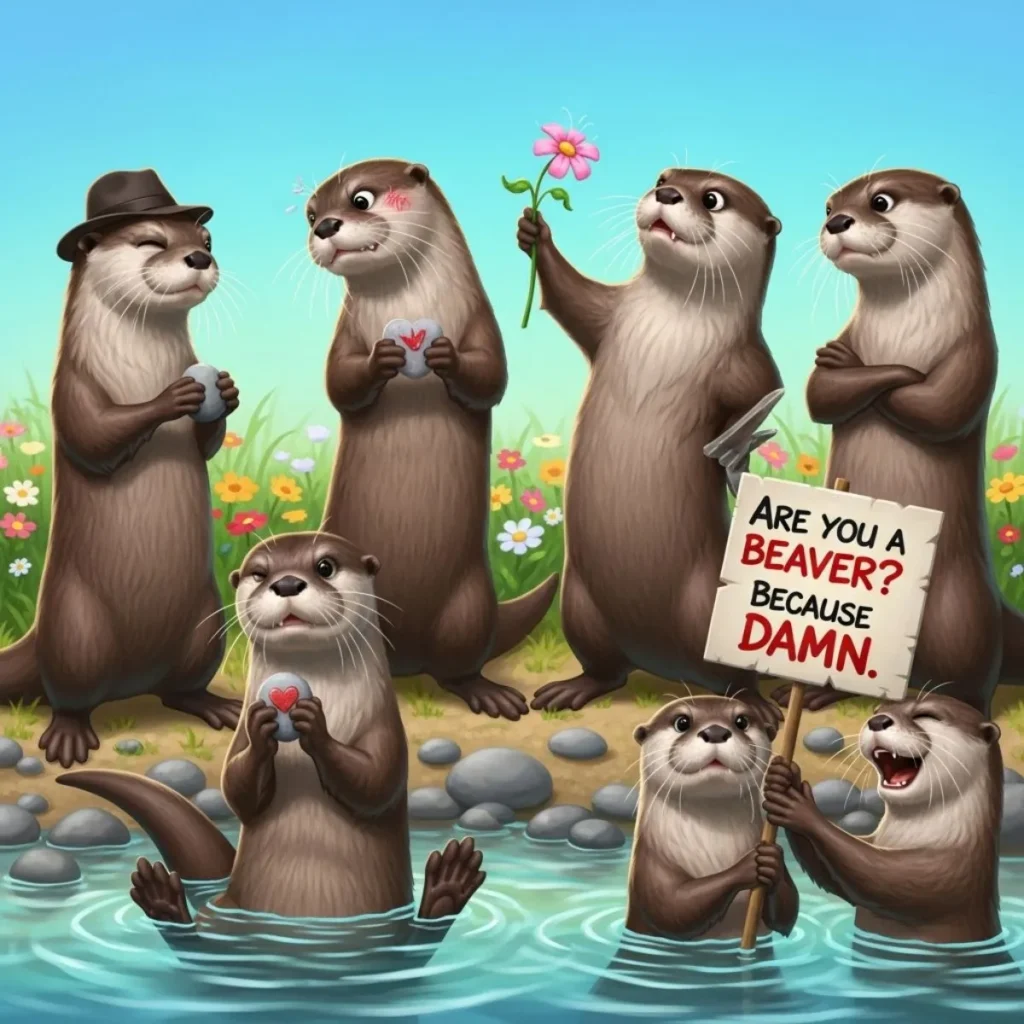 Funny Otter Rizz Lines