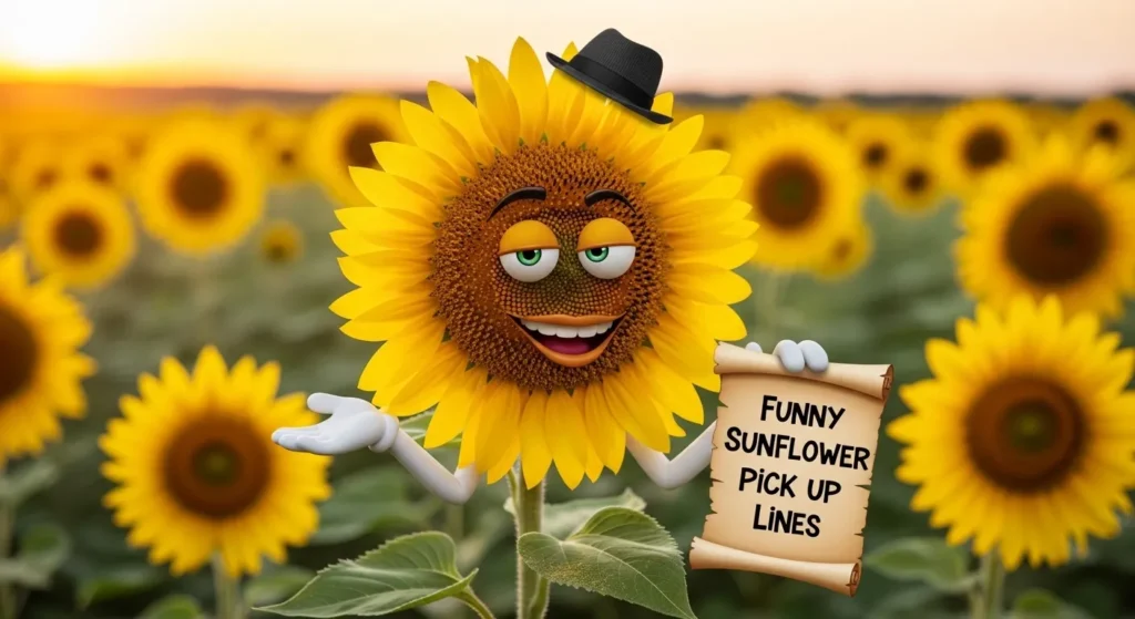  Funny Sunflower Pick Up Lines