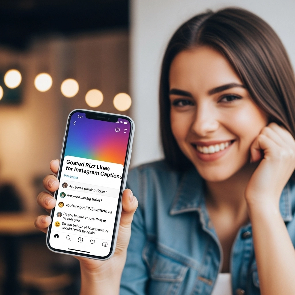 Goated Rizz Lines for Instagram Captions