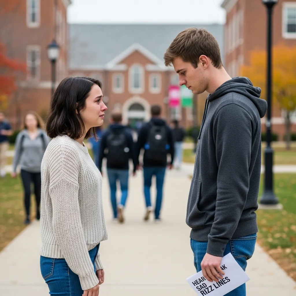 Heartbreak Sad Rizz Lines