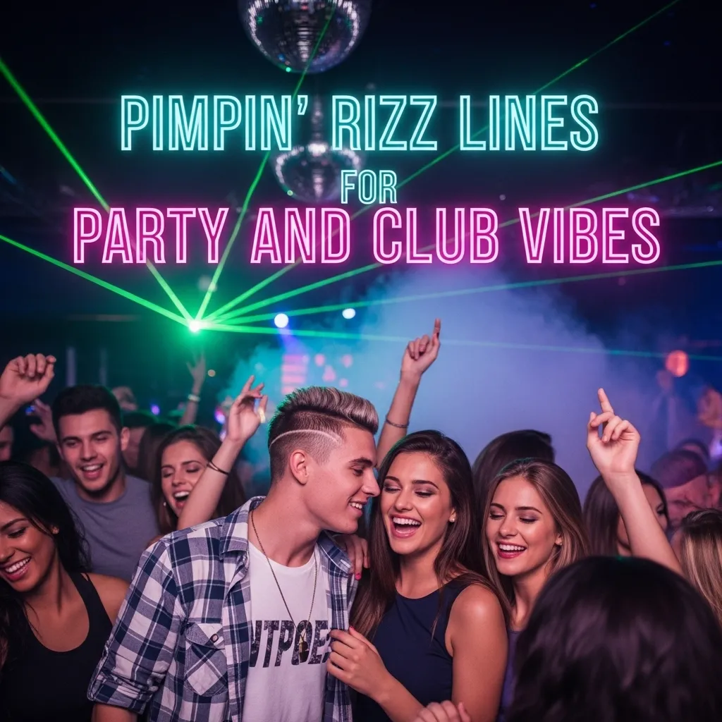 Pimpin Rizz Lines for Party and Club Vibes