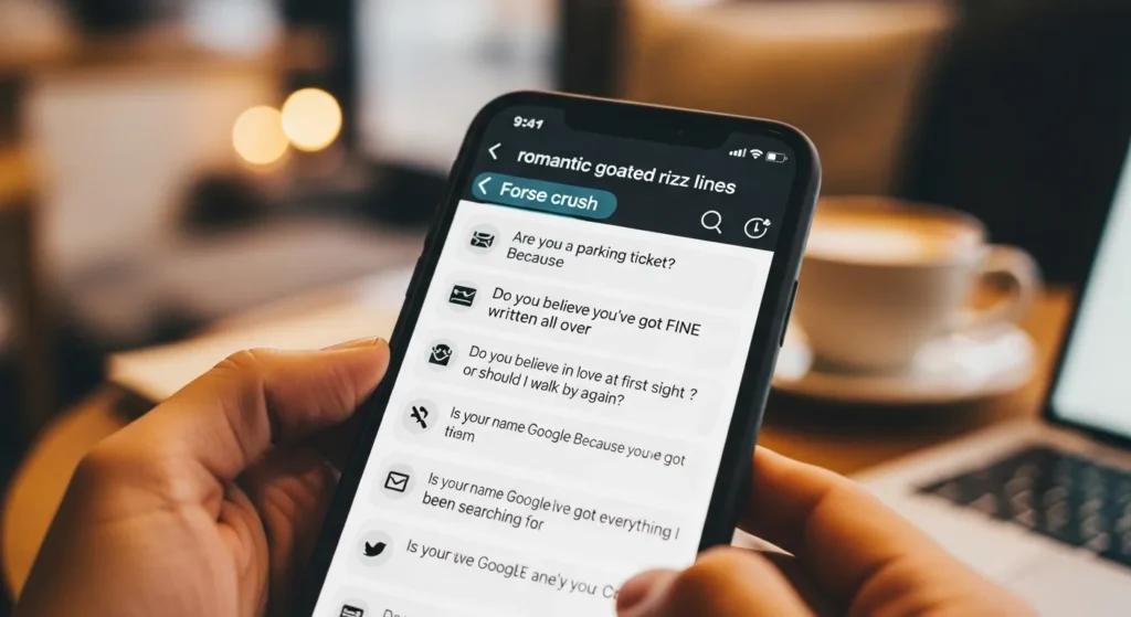 Romantic Goated Rizz Lines for Crush