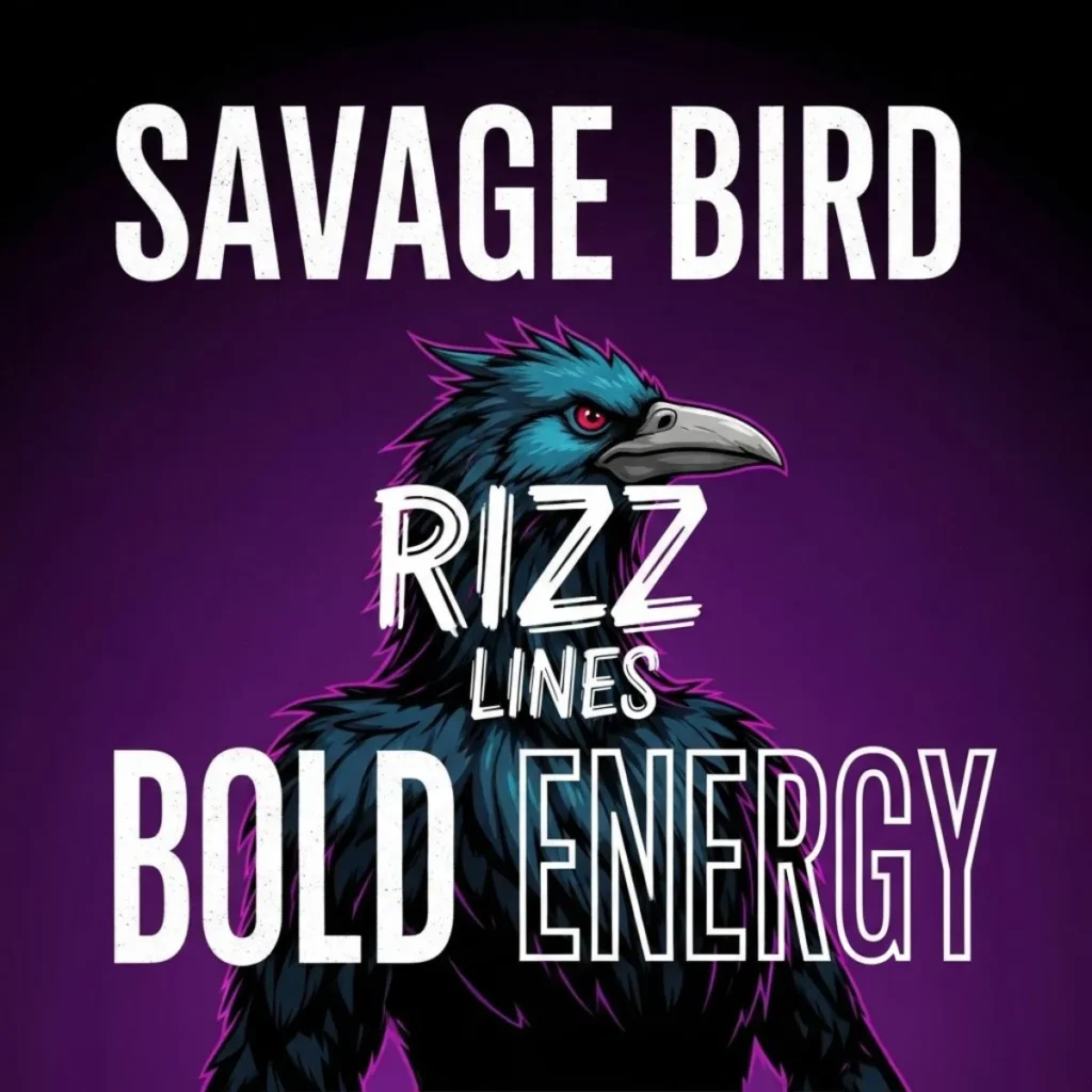 Savage Bird Rizz Lines for a Bold Energy
