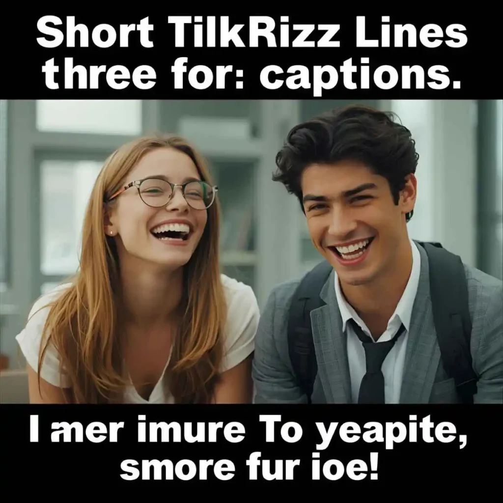Short Tiktok Rizz Lines for Captions