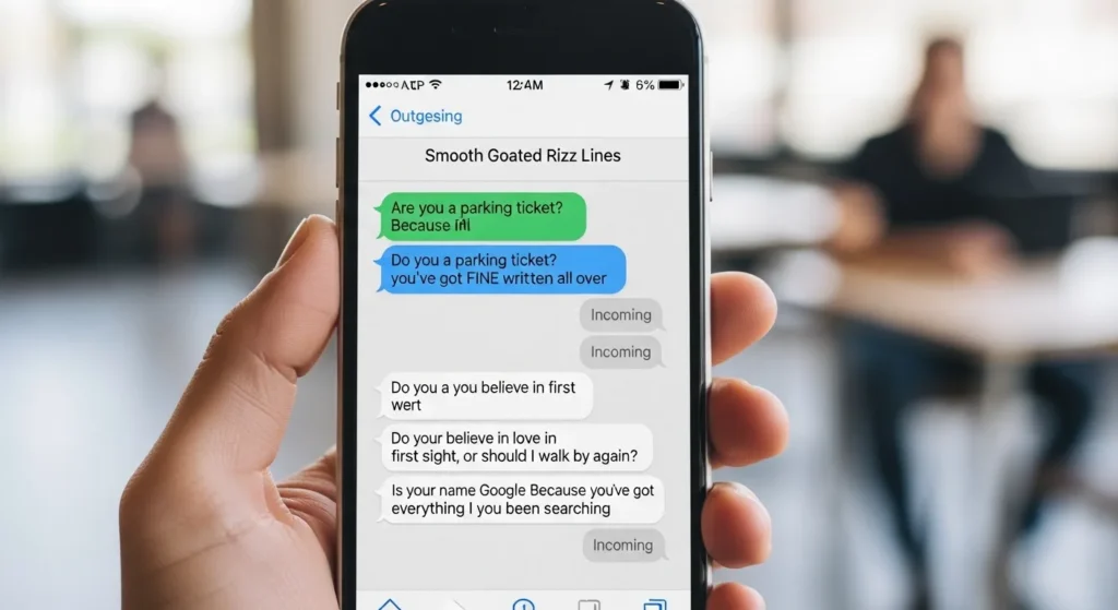 Smooth Goated Rizz Lines for Texting 