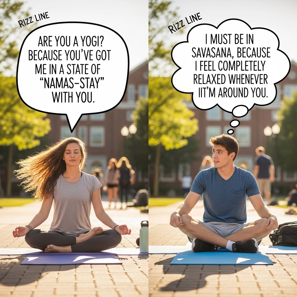 Spiritual Yoga Rizz Lines