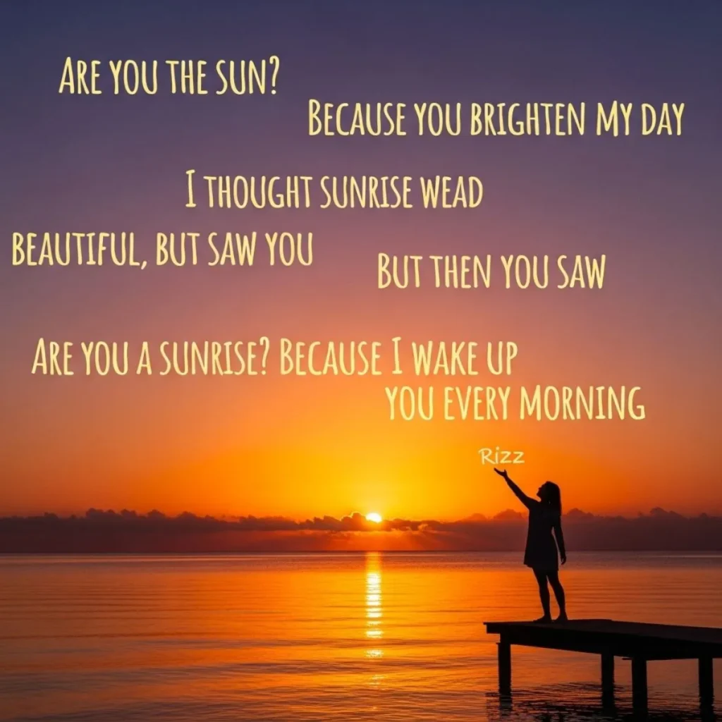 Sunrise Rizz Lines
