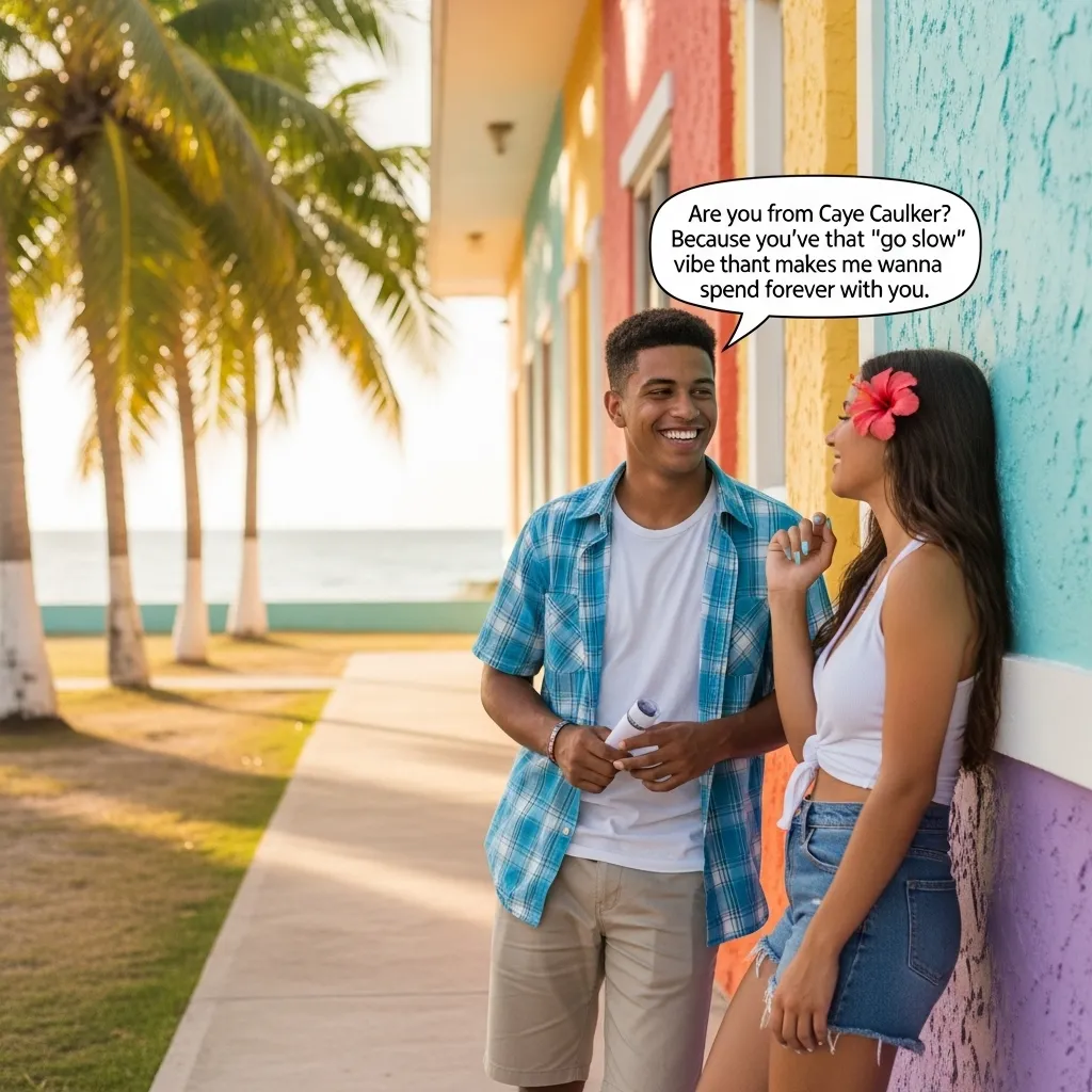 Belizean inspired rizz lines for flirting