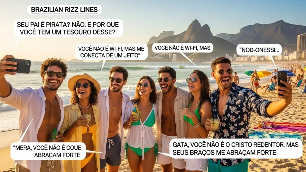 Brazilian Rizz Lines for Instagram Captions