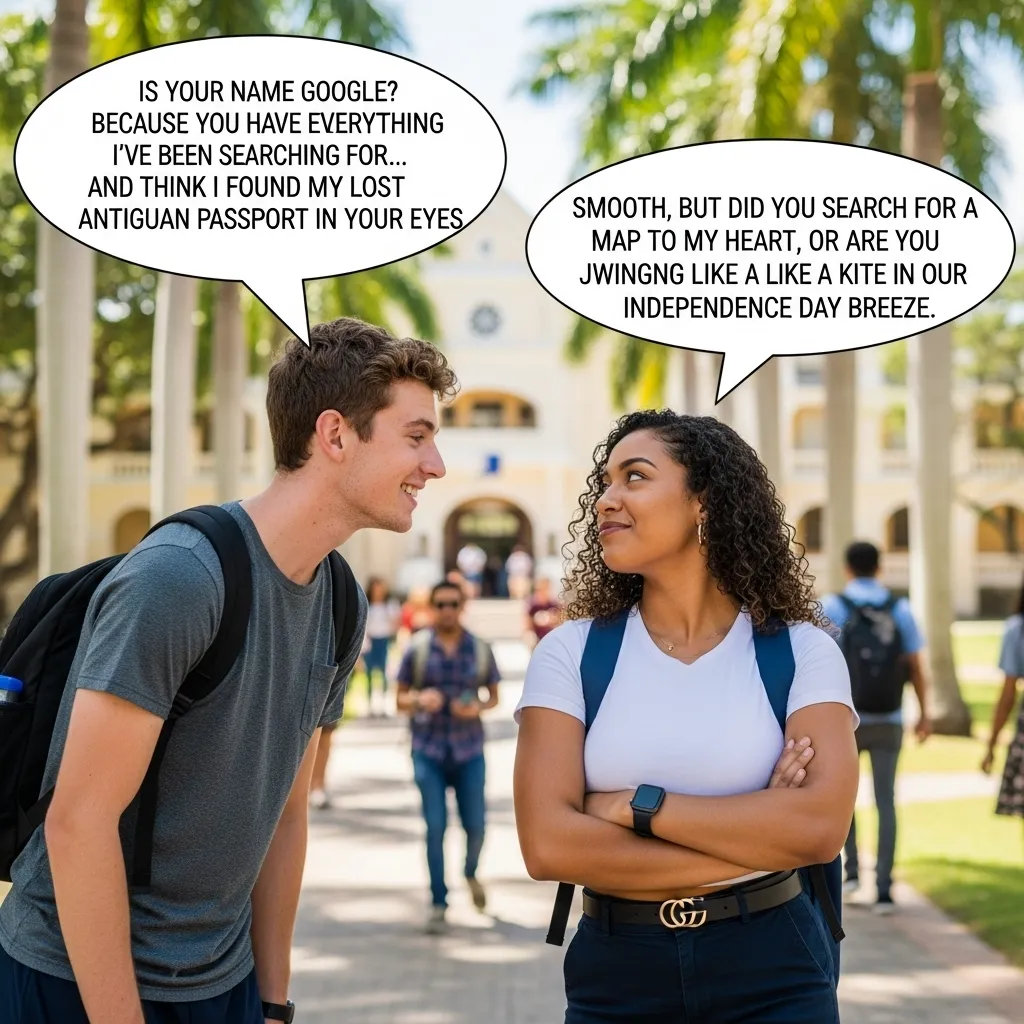 Cheeky and Bold Antiguan Rizz Lines