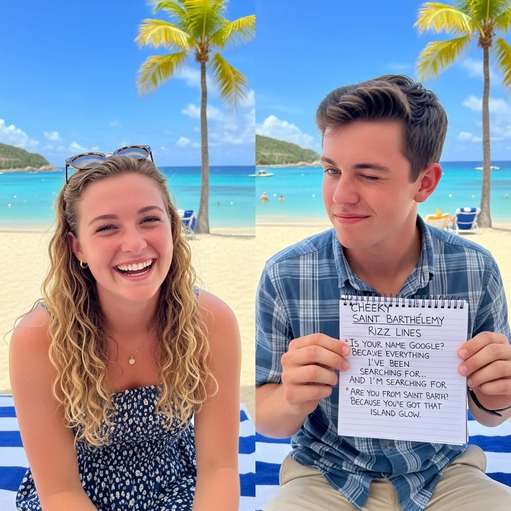 Cheeky Saint Barthelemy Rizz Lines