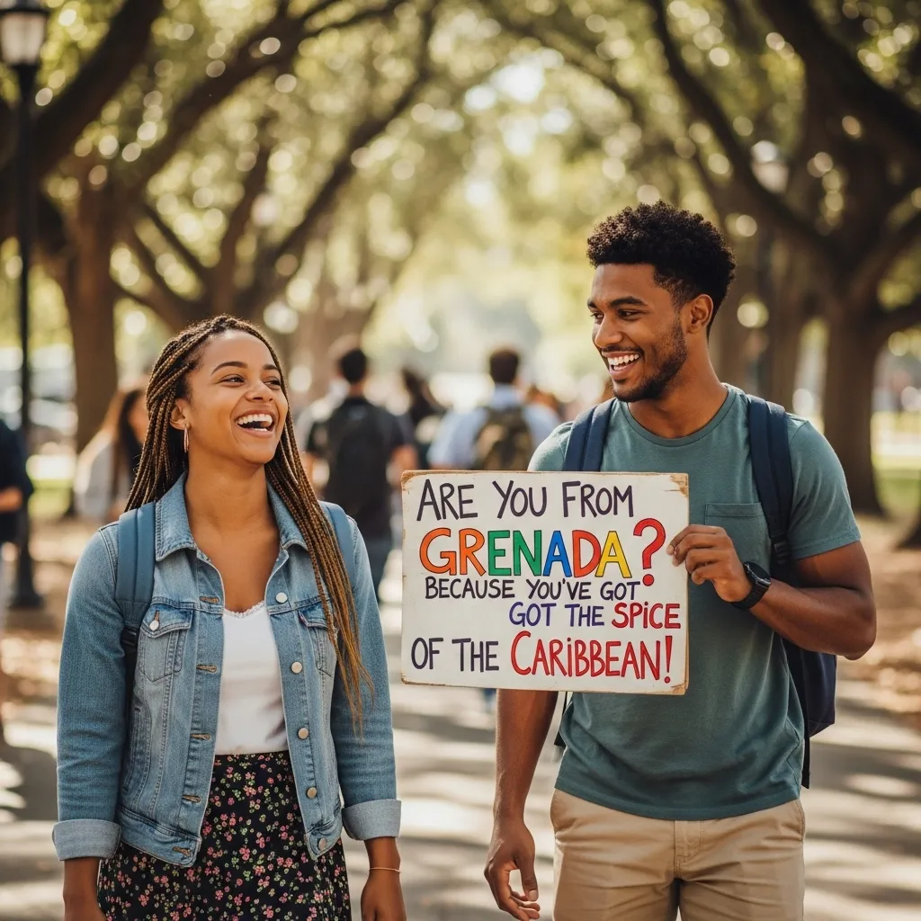 Classic Grenadian Rizz Lines