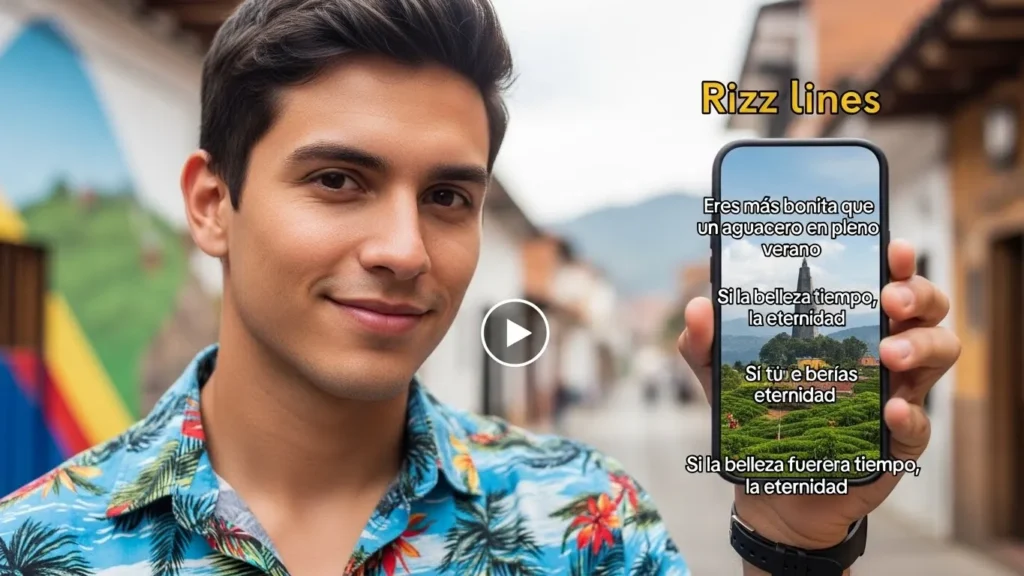 Colombian Rizz Lines for Social Media