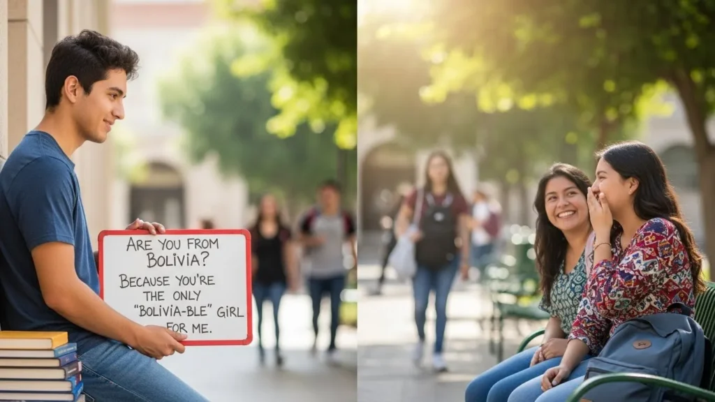 Cute Bolivian Rizz Lines