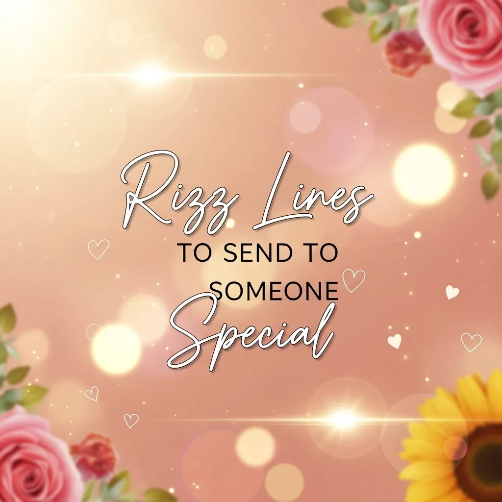 Rizz Lines to Send to Someone Special