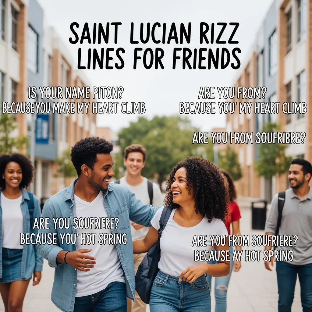 Saint Lucian Rizz Lines for Friends