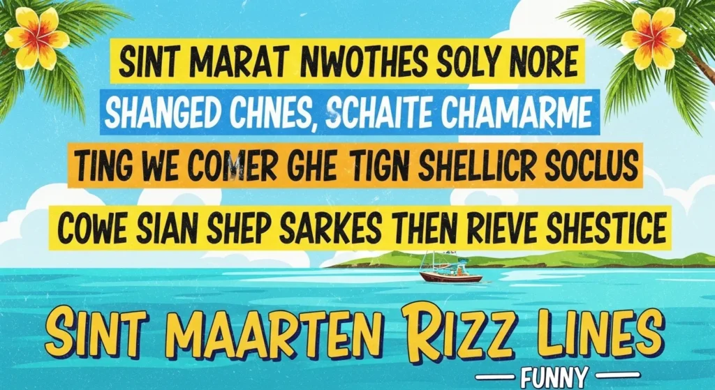 Sint Maarten Rizz Lines (Funny)