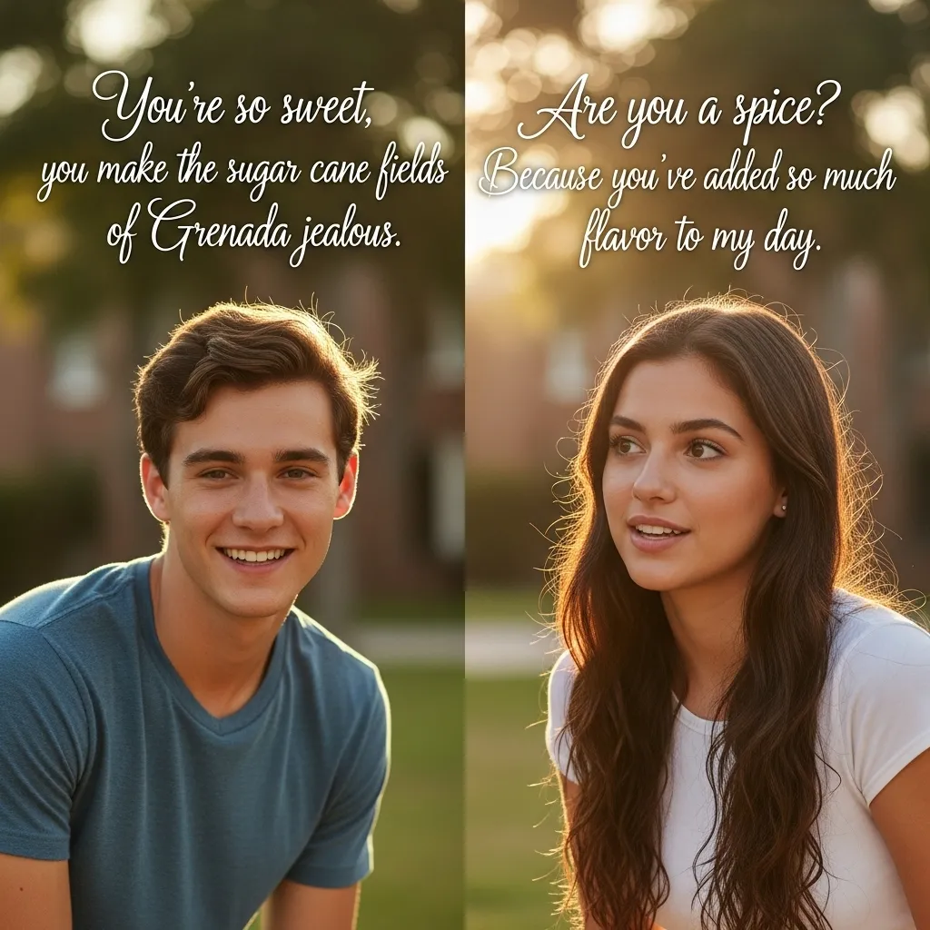 Smooth and Romantic Grenadian Rizz Lines