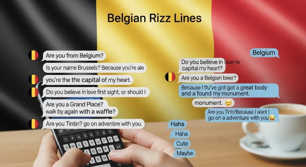 Belgian Rizz Lines for Texting