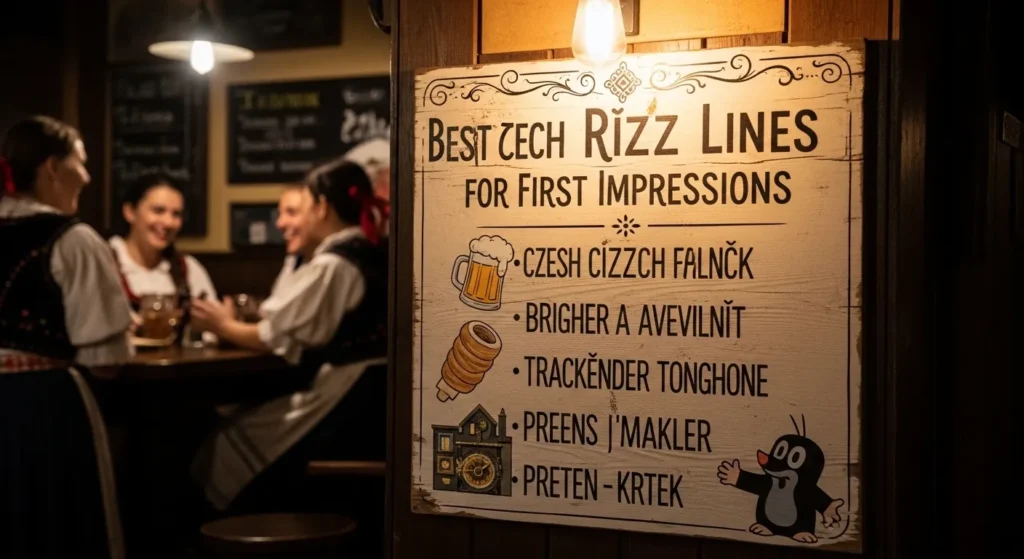 Best Czech Rizz Lines for First Impressions