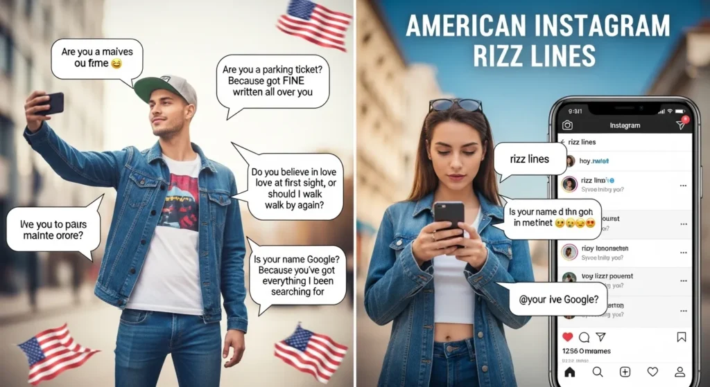 American Instagram Rizz Lines