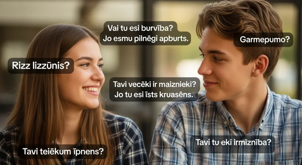 Latvian Short Rizz Lines Perfect for Captions