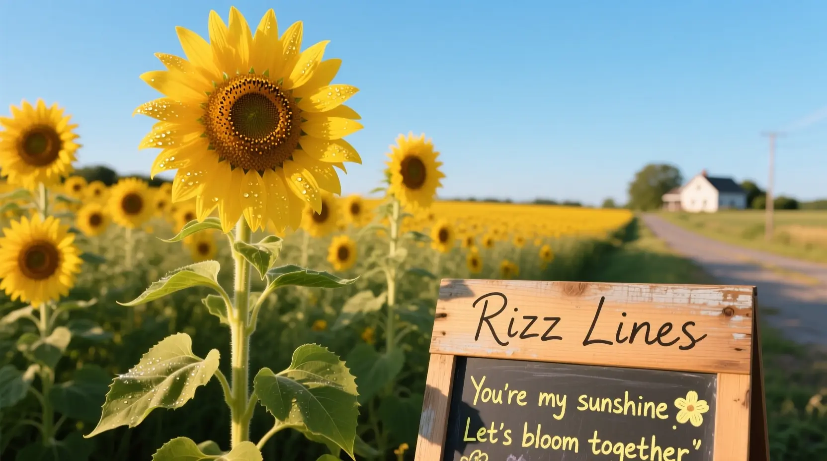 Sunflower Rizz Lines