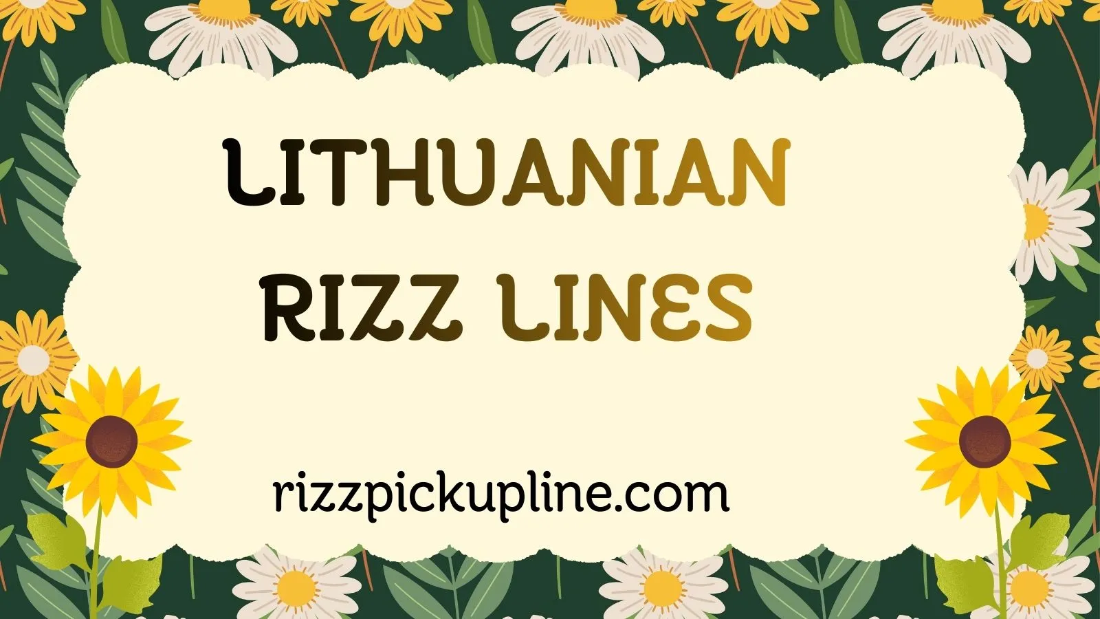 Lithuanian Rizz Lines